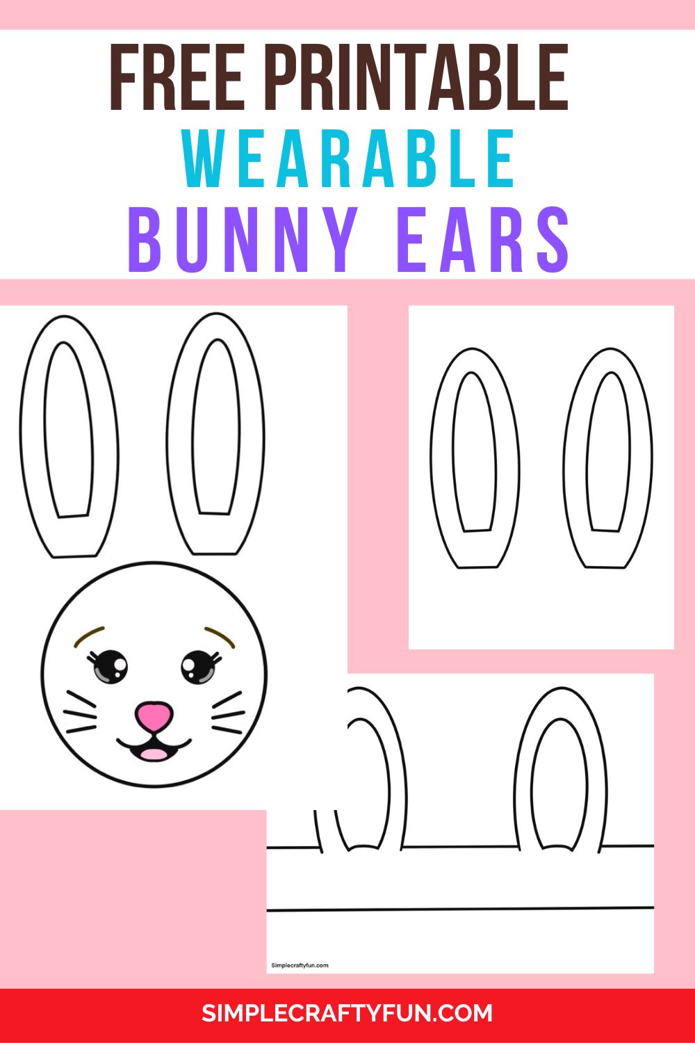 free printable bunny ears craft -